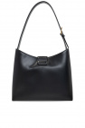 FERRAGAMO BLACK ‘Trifolio’ hand bag