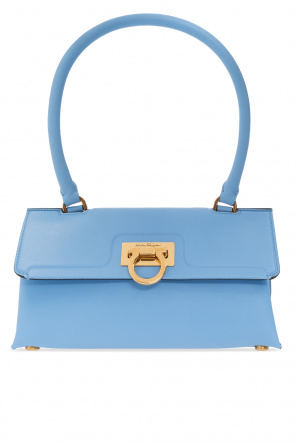 Salvatore Ferragamo Gancini flap shoulder bag