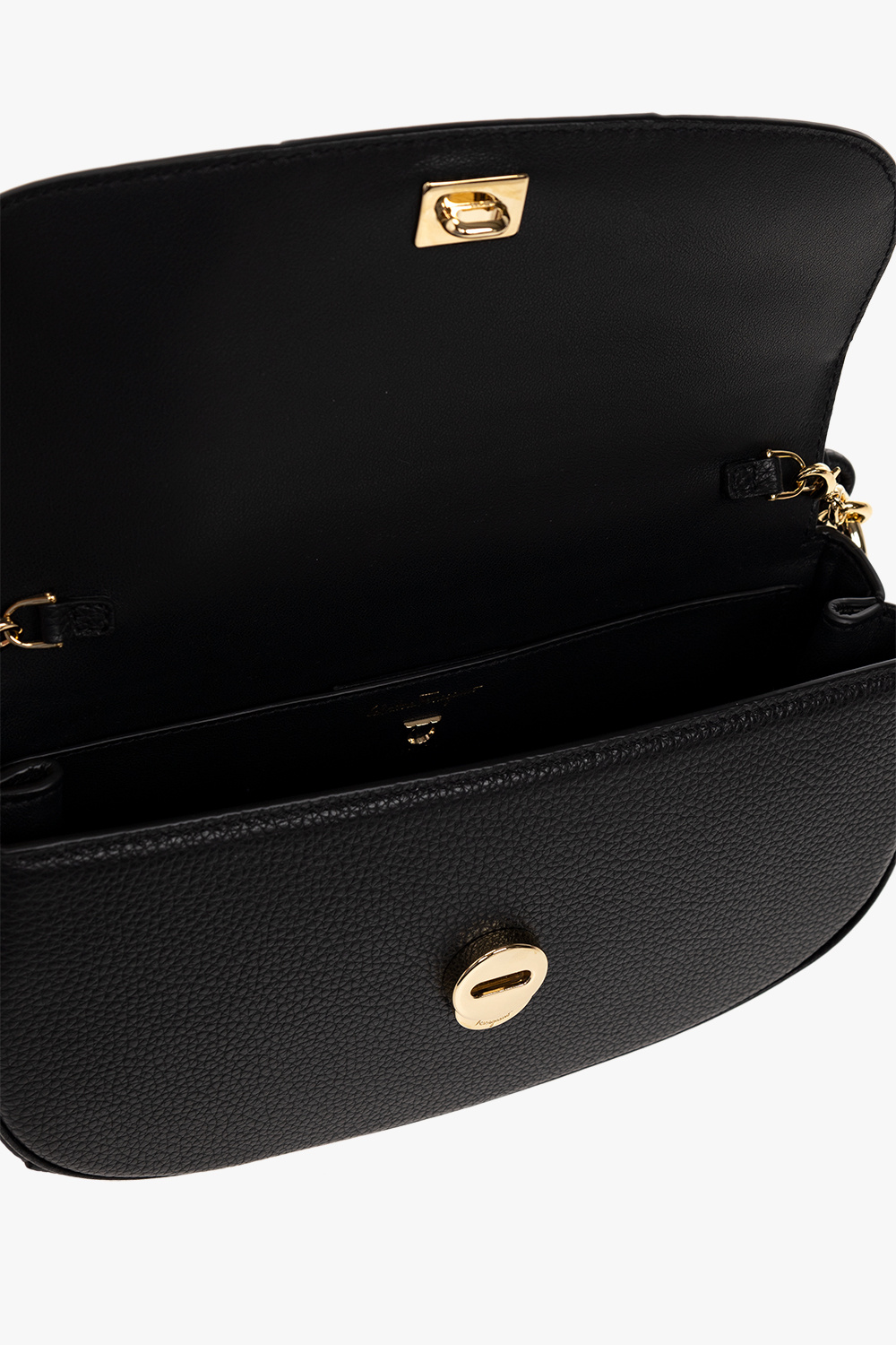 Salvatore Ferragamo ‘Glam’ leather shoulder bag