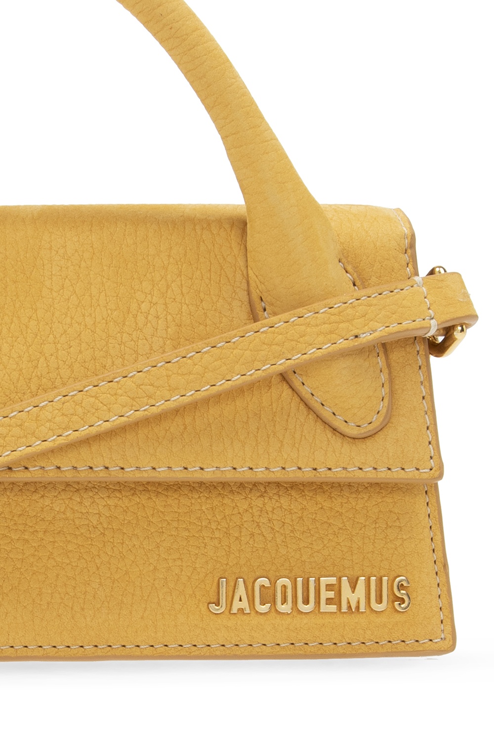 Jacquemus Yellow Suede Le Sac Chiquito Clutch Jacquemus