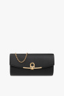 FERRAGAMO BLACK Leather clutch