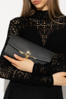 FERRAGAMO BLACK Leather clutch