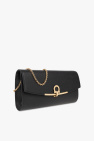 FERRAGAMO BLACK Leather clutch