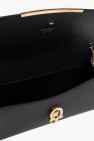 FERRAGAMO BLACK Leather clutch