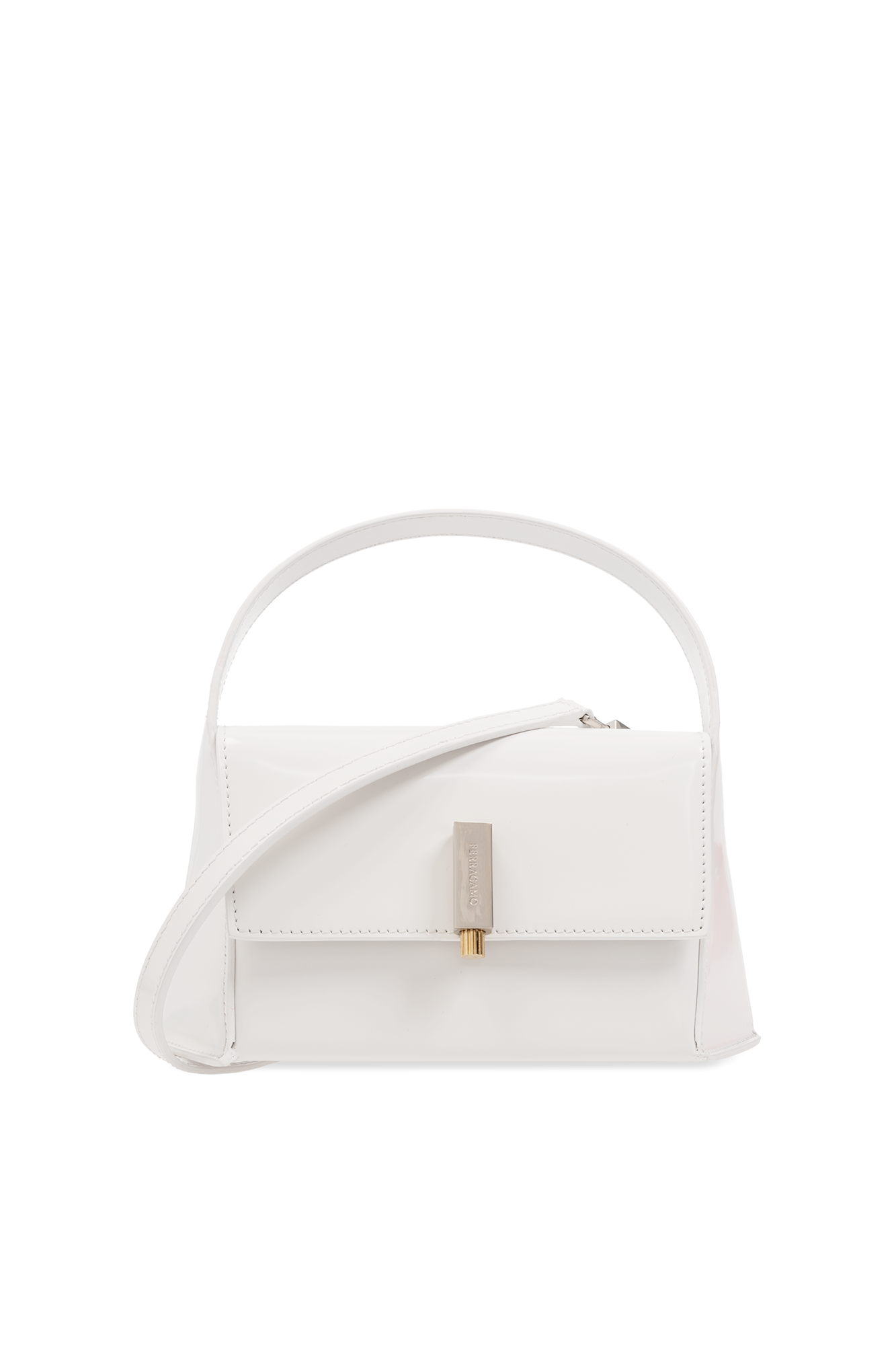 White ‘Prisma Mini’ shoulder bag FERRAGAMO - Vitkac GB