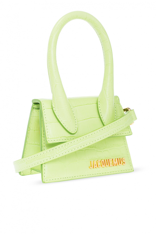 Jacquemus Le Chiquito Embossed Leather Mini Bag - Yellow Mini Bags