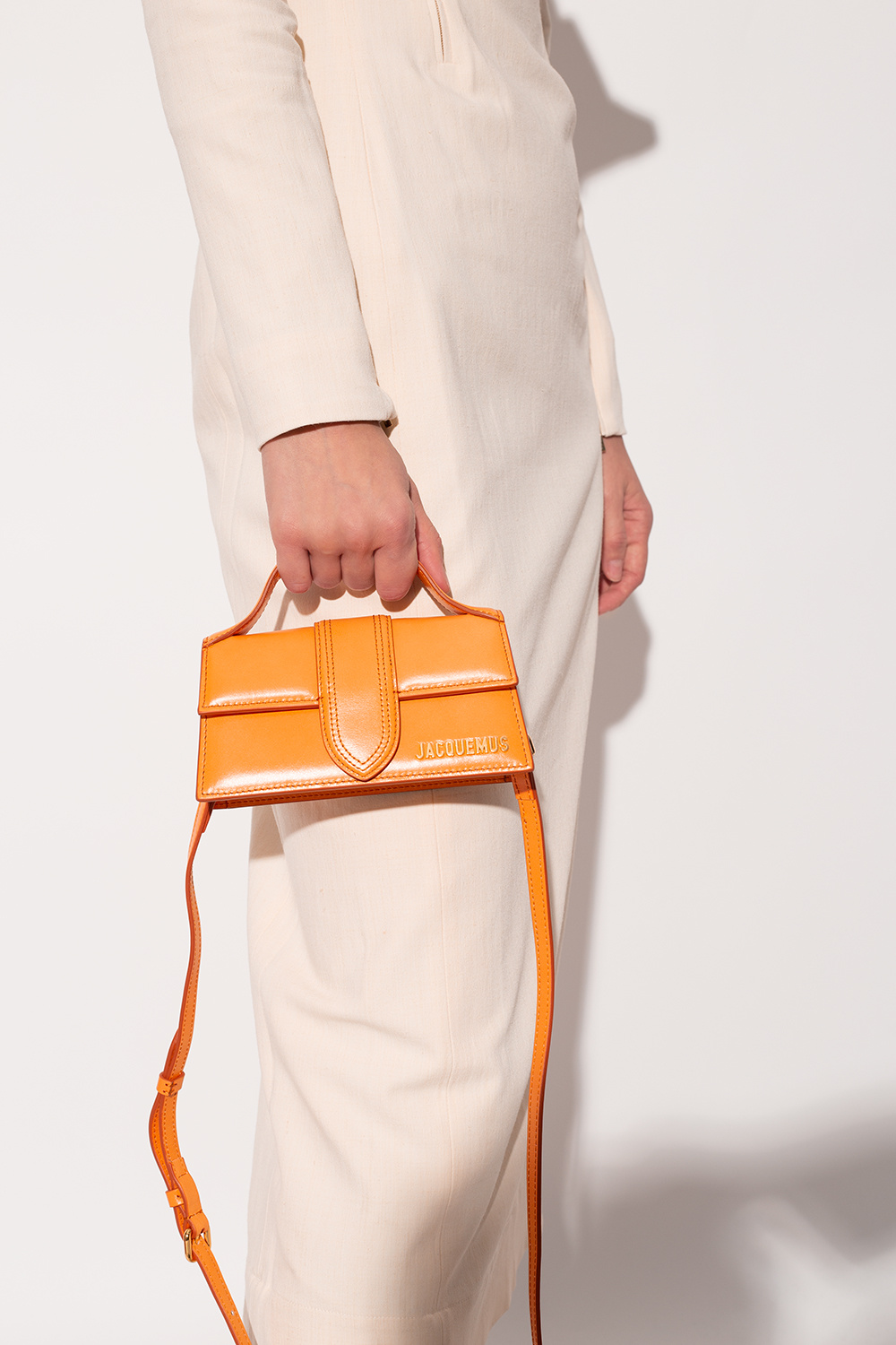 Women's Bags plastic | LOUIS VUITTON Artsy MM Empreinte Leather Bag Navy Blue | IetpShops | Jacquemus 'Le Bambino' shoulder bag