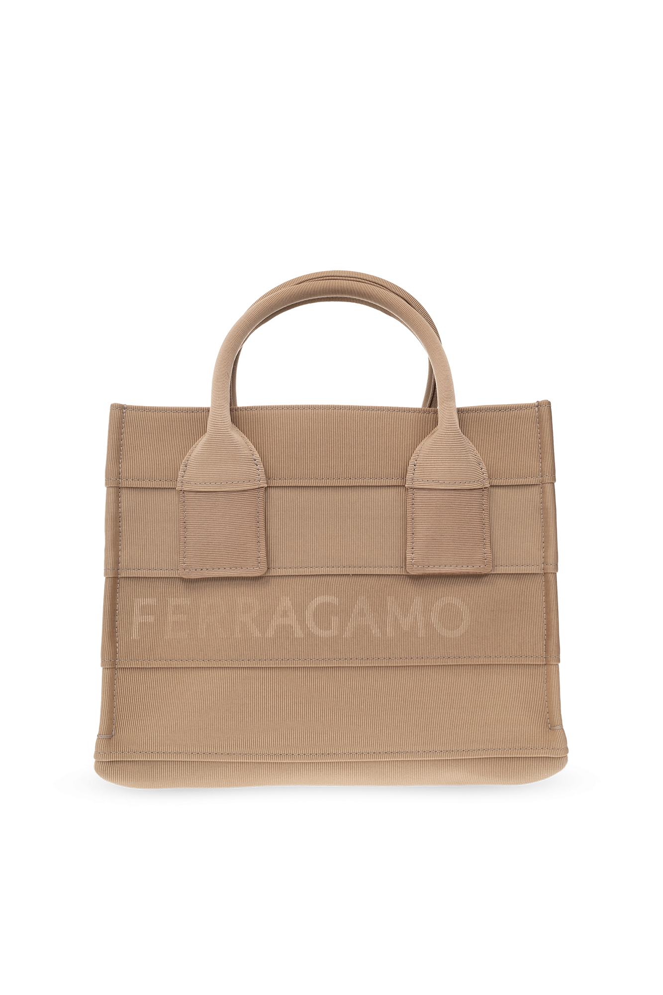 FERRAGAMO Shopper jacquard bag