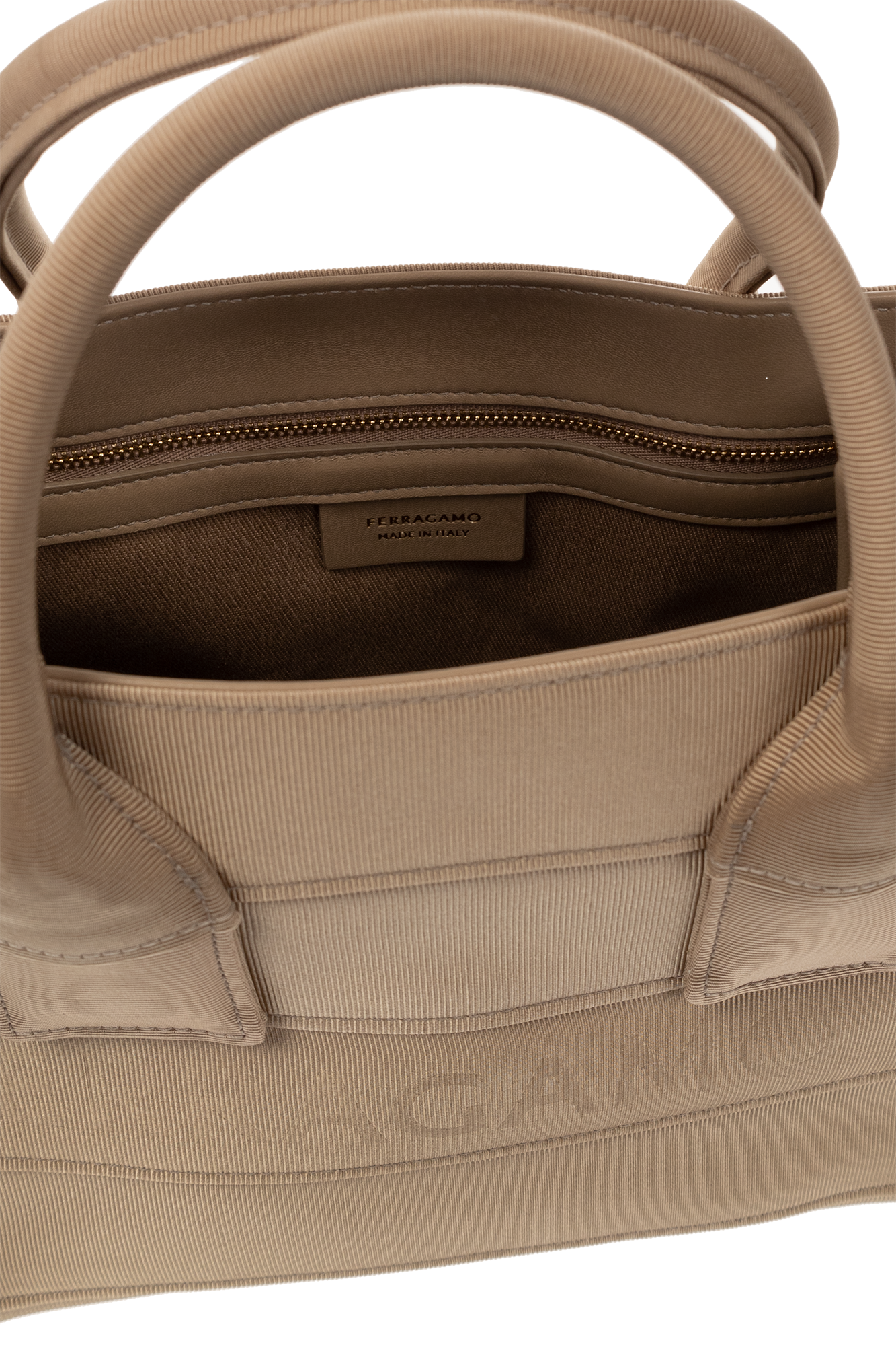 FERRAGAMO Shopper jacquard bag