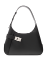 FERRAGAMO BLACK ‘Arch’ shoulder bag