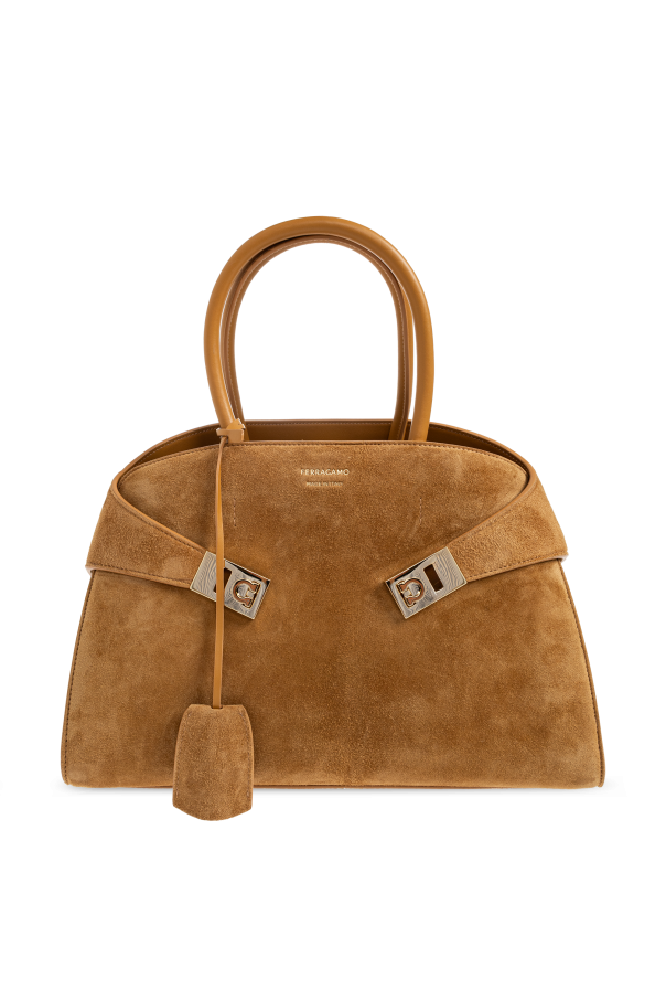 Suede bag `Hug` od FERRAGAMO