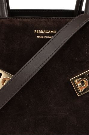 FERRAGAMO Zamatová taška „Hug“