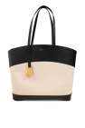 FERRAGAMO cream Shopper bag with logo