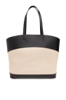FERRAGAMO cream Shopper bag with logo