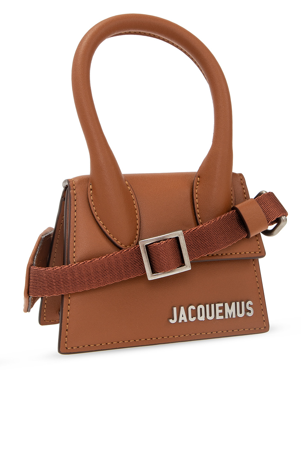 Le Chiquito Homme Leather Bag in Black - Jacquemus