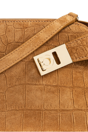 FERRAGAMO Suede bag "Hug"