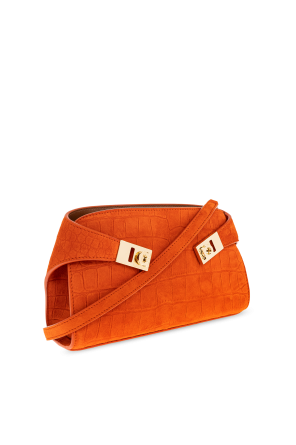 FERRAGAMO Suede bag "Hug"