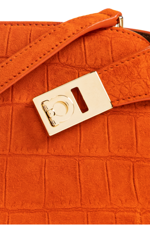 FERRAGAMO Suede bag "Hug"