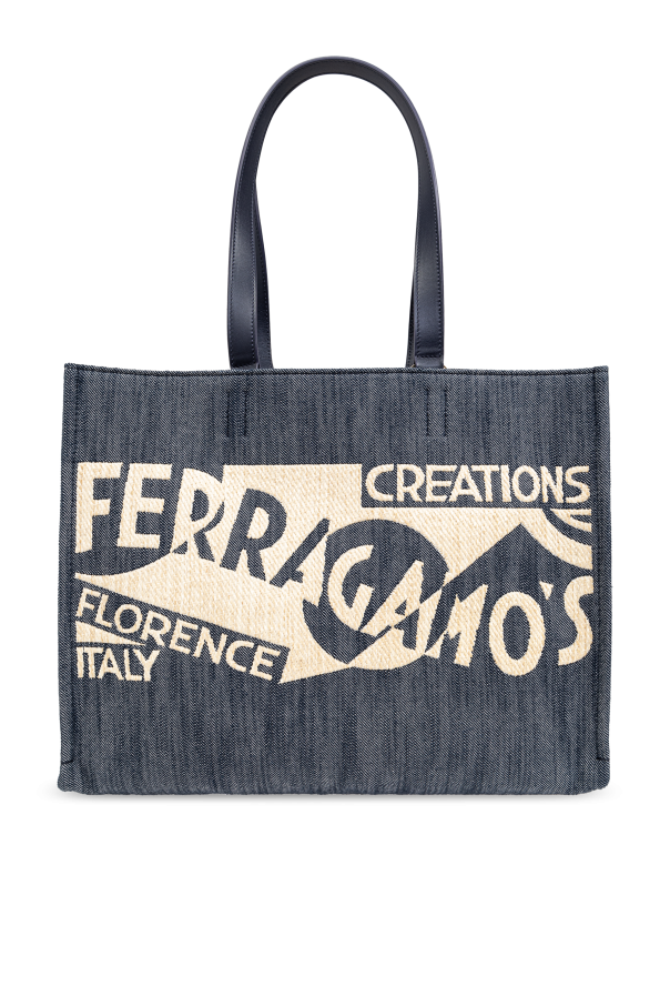 FERRAGAMO ‘Sign M’ Shopper Bag