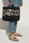 FERRAGAMO BLACK FERRAGAMO 'Sing M' shopper bag