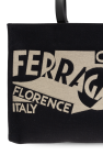 FERRAGAMO BLACK FERRAGAMO 'Sing M' shopper bag