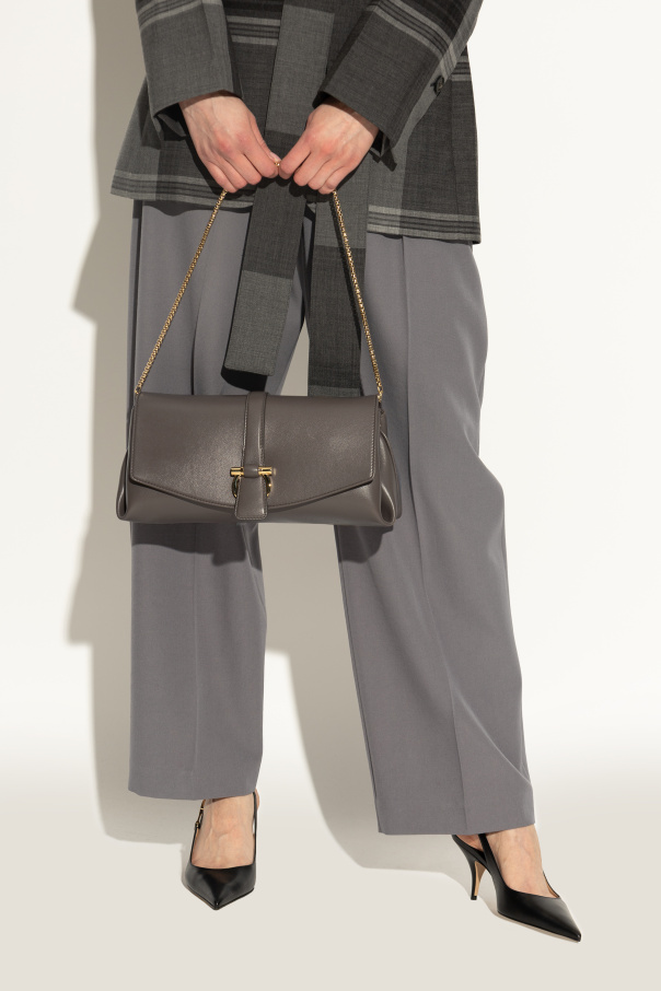 FERRAGAMO Skórzana torba na ramię