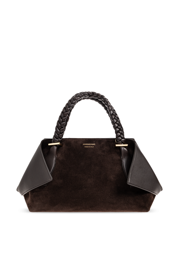 Suede handbag od FERRAGAMO