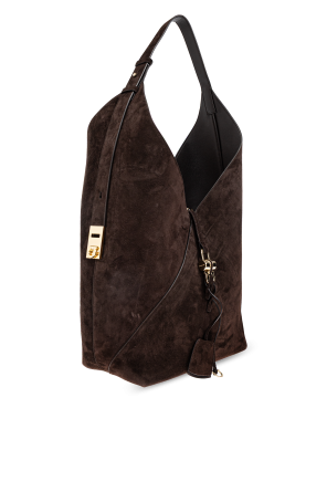 FERRAGAMO Suede shopper bag