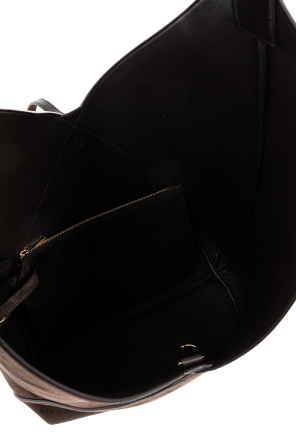 FERRAGAMO Suede shopper bag