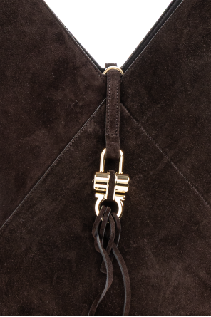 FERRAGAMO Suede shopper bag