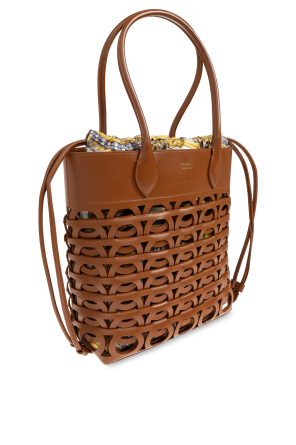 FERRAGAMO "Ganci Medium" shopper bag