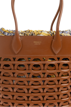 FERRAGAMO "Ganci Medium" shopper bag