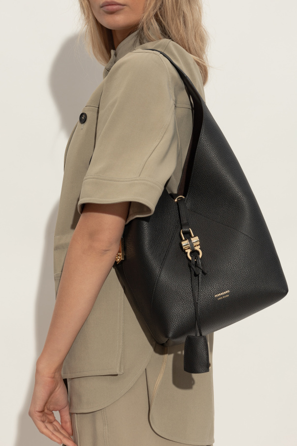 FERRAGAMO Leder-Umhängetasche