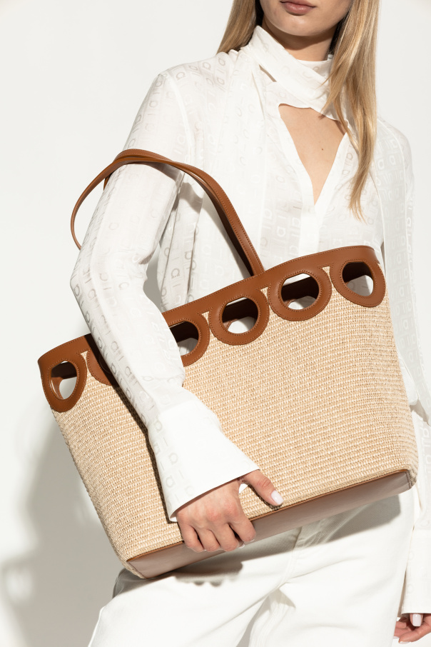 FERRAGAMO Torba `Gancio Medium` typu `shopper`