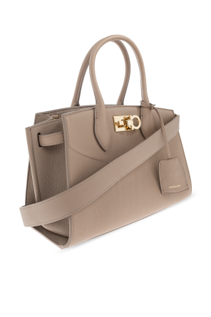 FERRAGAMO Leather bag with logo