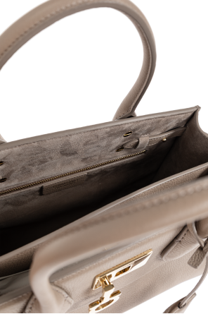 FERRAGAMO Leather bag with logo
