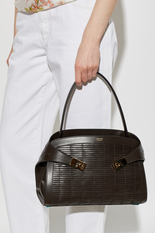 FERRAGAMO Leather bag "Hug"