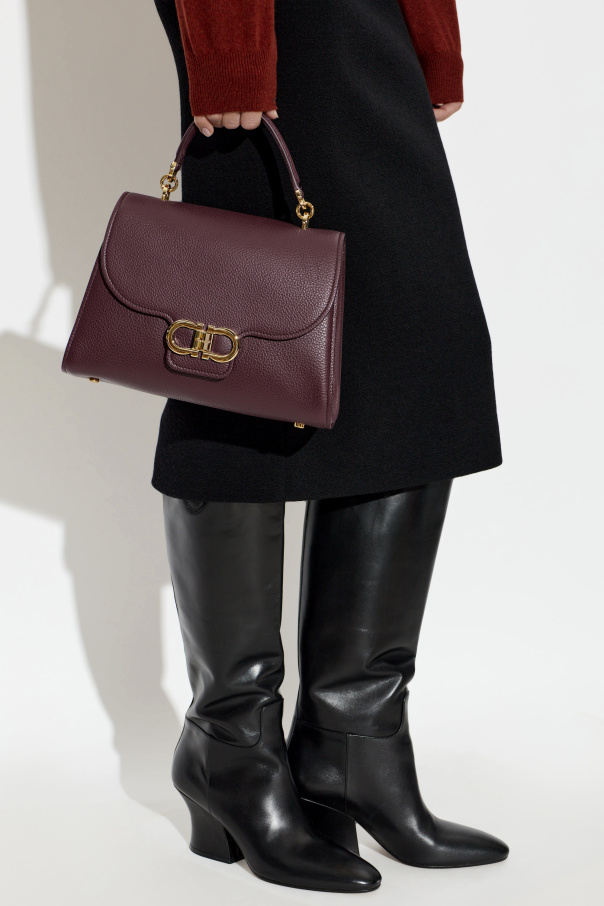 FERRAGAMO Taška „Double Gancini“