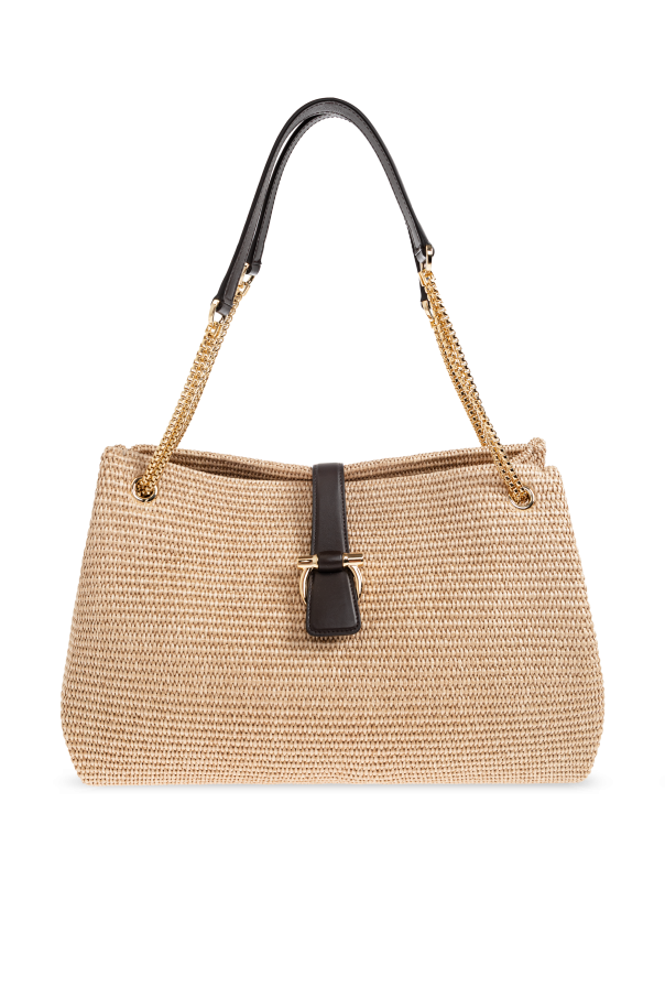 ‘Medium’ raffia bag od FERRAGAMO