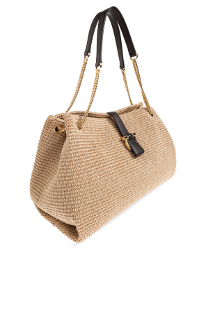 FERRAGAMO Bolso de rafia ‘Medium’