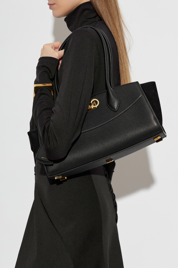 FERRAGAMO Leather bag "Studio Soft Medium"