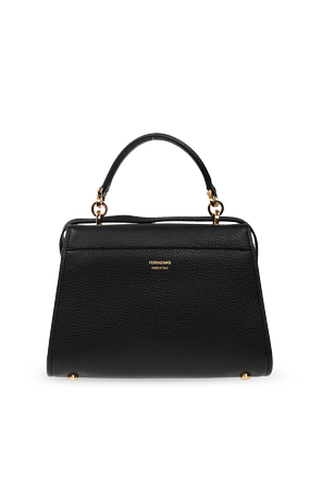 FERRAGAMO Saco de mão em pele ‘Double’