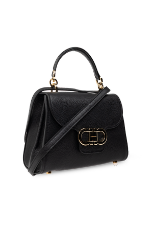 FERRAGAMO Saco de mão em pele ‘Double’