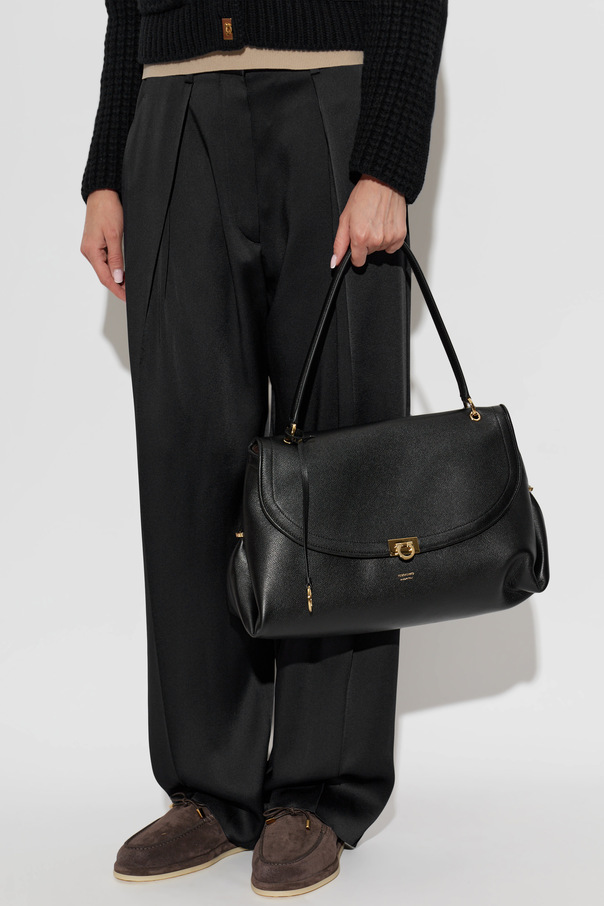 FERRAGAMO Leather bag "Sofia 2026 Large"