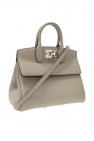 FERRAGAMO GREY ‘The Studio’ shoulder bag