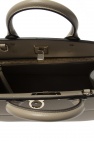 FERRAGAMO GREY ‘The Studio’ shoulder bag