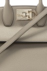 FERRAGAMO GREY ‘The Studio’ shoulder bag