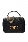 FERRAGAMO BLACK Leather shoulder bag