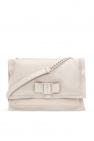 FERRAGAMO cream ‘Viva’ hand bag