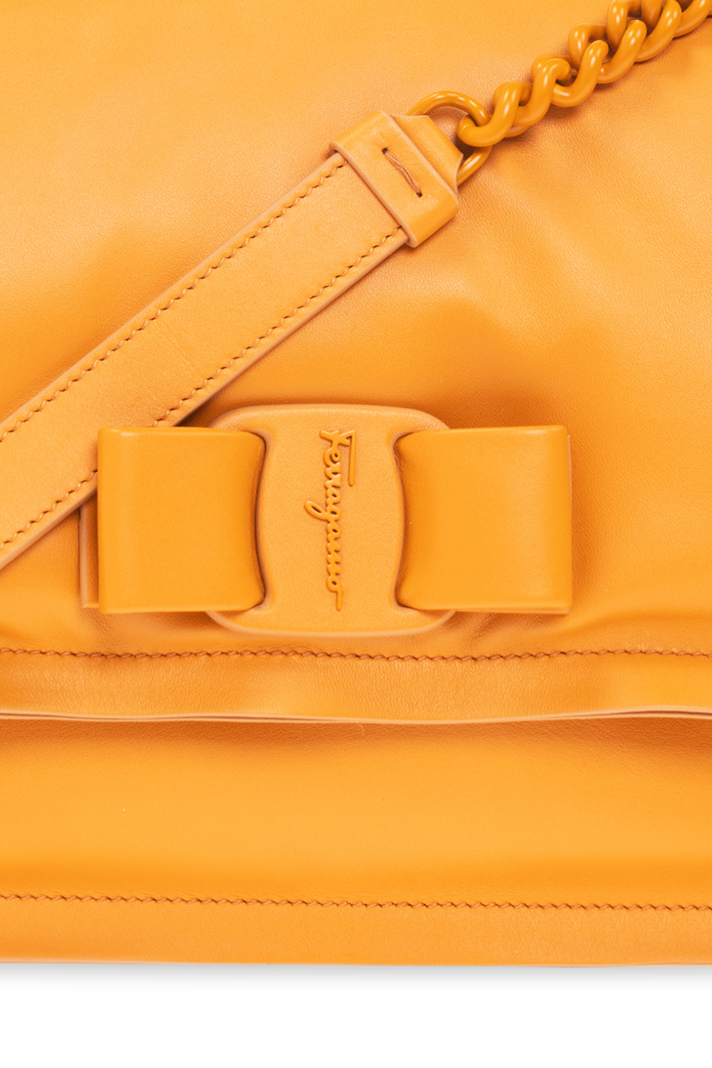 Ferragamo Viva Mini Bag In Orange